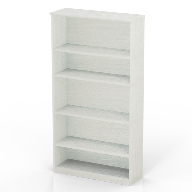 New Mayline Mvb5tss Medina Laminate Bookcase 5 Shelf Free Shipping