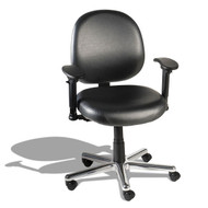 Cramer Triton Desk-Height Medium Back Chair 4-way Vinyl - TRMD4-V