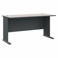 Bush Business Furniture Series A Desk 60" Slate and White Spectrum - WC8460A