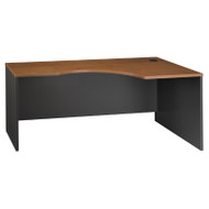 Bush Business Furniture Series C Corner Desk Right  in Natural Cherry 72"W - WC72423