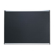 Quartet Prestige Black Bulletin Board 4' x 3' Aluminum Frame - B344A