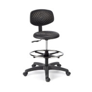Cramer Rhino Round Small Back Stool High-Height Hand Activation - RRBH3