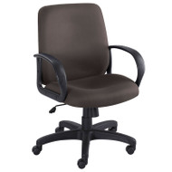 Safco Poise Executive Mid Back Chair Black Fabric - 6301BL