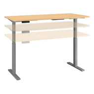 Bush Business Furniture Series C 400 Height Adjustable Table Desk 48" x 24" Natural Maple - HAT4824ACK