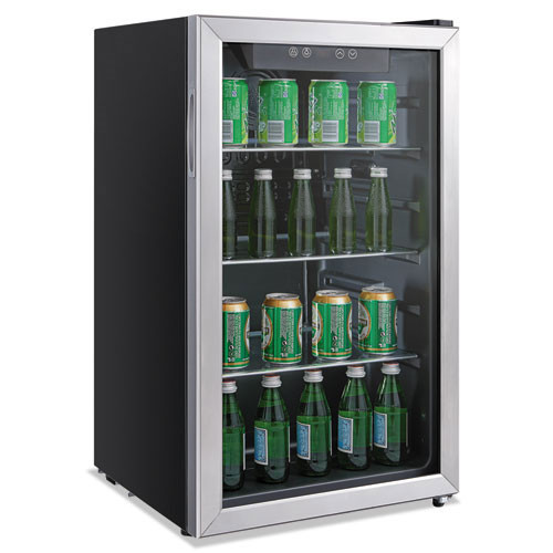 Alera 120-Can Beverage Cooler Refrigerator ALE-RFBC34 Free Shipping!