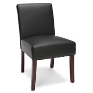 OFM Essentials Executive Black Leather Guest Chair - ESS-9020-BLK