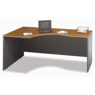 Bush Business Furniture Series C Corner Desk Left  in Natural Cherry 72"W - WC72432