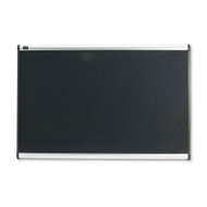 Quartet Prestige Black Bulletin Board 3' x 2' Aluminum Frame - B343A