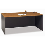 Bush Business Furniture Series C Desk 72"W x 30"D in Natural Cherry - WC72436