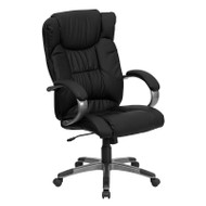 Flash Furniture High Back Black Leather Executive Office Chair - BT-9088-BK-GG