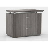 Mayline Sterling Series 36" Freestanding 2 Drawer Lateral File Textured Driftwood  - STELF-TDW