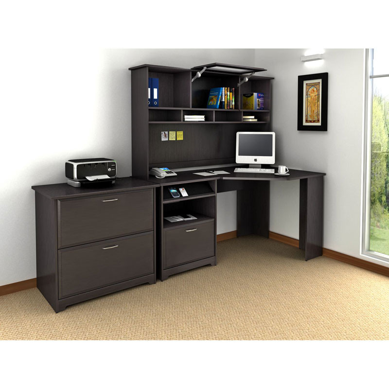 Bush Cabot Collection Cb007epo Corner Desk Package Free Shipping