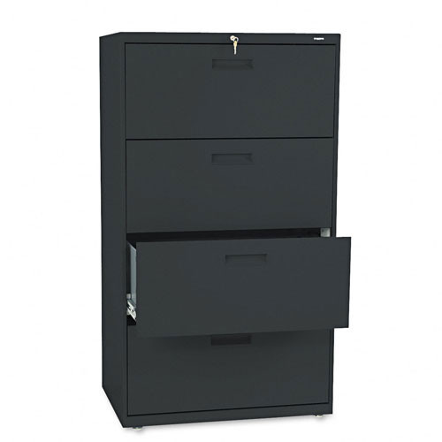 Hon 500 30 Wide 4 Drawer Metal Lateral File Cabinet 574 Free