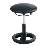 Safco Twixt Active Seating Chair, Desk-Height, Black Vinyl - 3000BV