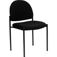 Flash Furniture Black Fabric Stacking Chair - BT-515-1-BK-GG