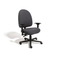 Cramer Triton Max Desk-Height Large Back Chair 6-way Fabric - TMLD6