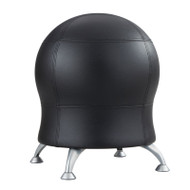 Safco Active Zenergy Ball Chair Black Vinyl - 4751BV