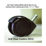 Mayline Soft Chair Casters - SCC