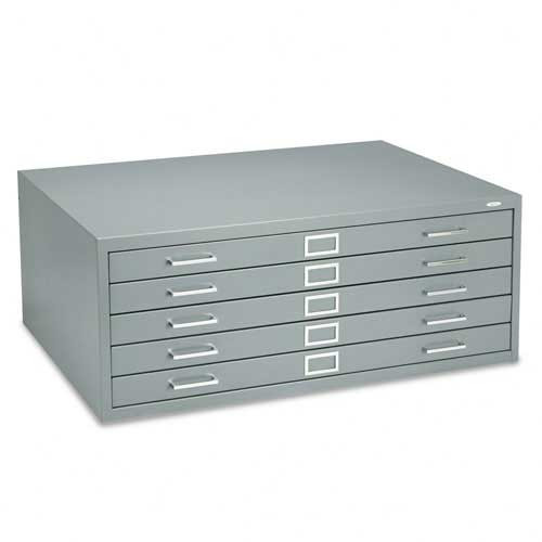 Safco Five Drawer Steel Flat File 36 X 24 4994grr Free Shipping