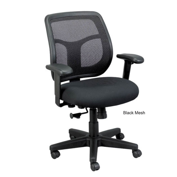 Eurotech by Raynor Eurotech Apollo Mesh Mid Back Chair MT9400 Free