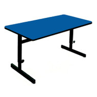 Correll High-Pressure Top Computer Desk or Training Table Adjustable Height 30 x 48 - CSA3048