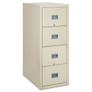 FireKing Patriot Insulated 4-Drawer Fire Vertical Legal File Parchment - 4P2131CPA