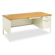 HON Metro Classic Series Desk for Right Pedestal - P3265R