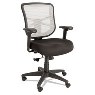 Alera Elusion Mesh Mid-Back Swivel Tilt Chair with White Back - EL42B04