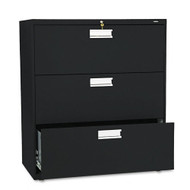 HON 600 Series 36" 3-Drawer Metal Lateral File Cabinet - 683L