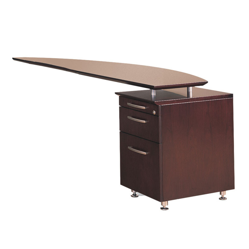 Mayline Nrtpr Napoli Veneer 63 Right Curved Desk Return Ships Free