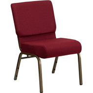 Flash Furniture Hercules Series 21 Extra Wide Burgundy Fabric Chair - FD-CH0221-4-GV-3169-GG