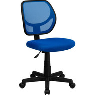 Flash Furniture Mid-Back Blue Mesh Task Chair and Computer Chair - WA-3074-BL-GG