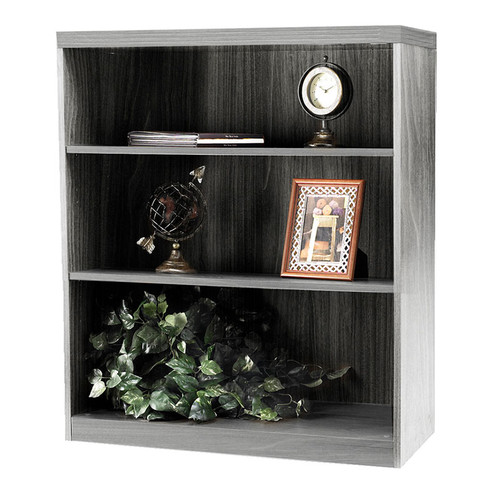Mayline AB3S36LGS Aberdeen 3 Shelf Bookcase Gray Steel Free Shipping!