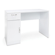 OFM Single Pedestal Solid Panel Desk Espresso - ESS-1015-WHT