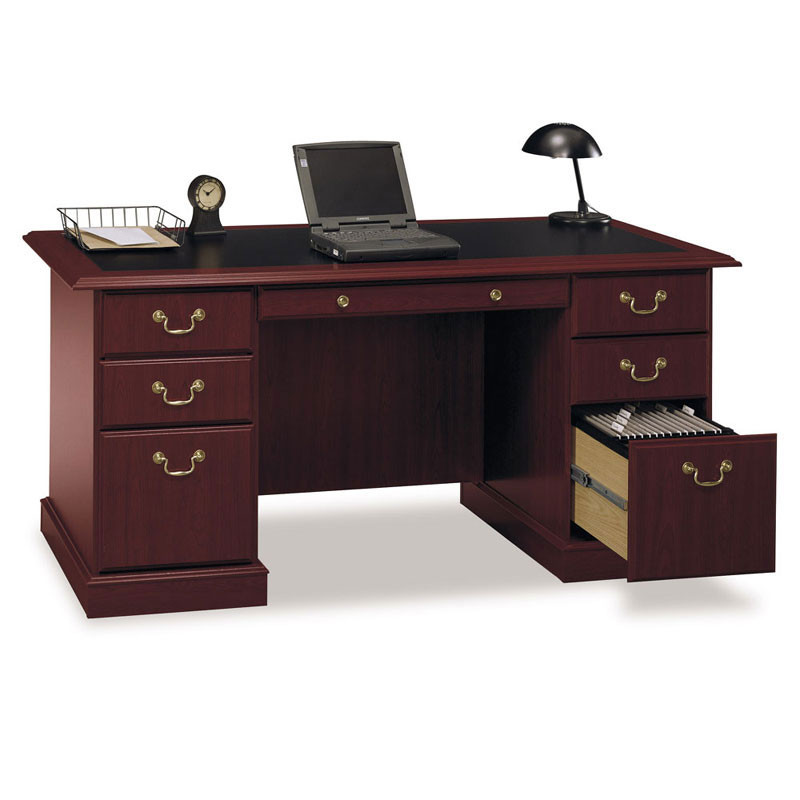 Bush Ex45666 03k Saratoga Collection 66 Manager S Desk Free Shipping