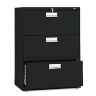 HON 600 Series 30" 3-Drawer Metal Lateral File Cabinet - 673L