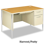 HON Mentor Series Right Single  Pedestal Desk 48" x 30" - 88251R