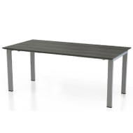 Mayline Medina Laminate 72" Table Desk Gray Steel - MTD72-LGS