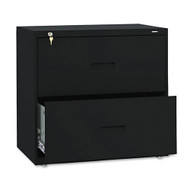 Basyx by HON 400 Series 30" 2-Drawer Metal Lateral File Cabinet - 432L