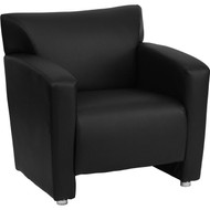 Flash Furniture Majesty Series Black LeatherSoft Chair - 222-1-BK-GG