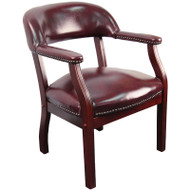 Flash Furniture Oxblood Vinyl Luxurious Conference Chair - B-Z105-OXBLOOD-GG