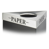 Safco Trifecta Receptacle Lid (Paper) - 9560PA