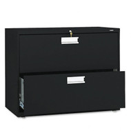 HON 600 Series 36" 2-Drawer Metal Lateral File Cabinet - 682L