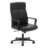 Basyx by HON High-Back Executive Chair Black SofThread Leather - VL604SB11