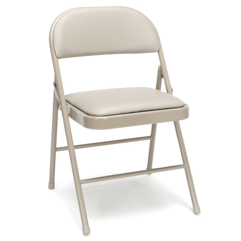 Ofm Ess 8210 Aln Essentials Padded Metal Folding Chairs 4 Pack