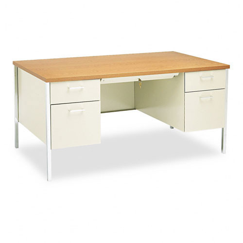 Hon 34000 Double Pedestal Metal Desk 60 34962cl Ships Free