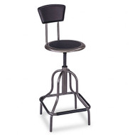 Safco Diesel Series High Base with Back Stool - 6664