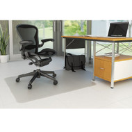 Deflect-o Duramat Hard Floor Non-Studded Chairmat Lipped 45" x 53" - CM2E230