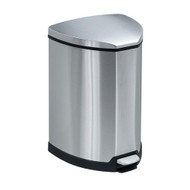 Safco Stainless Steel Step-On 4 Gallon Receptacle - 9685SS