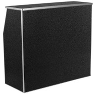Flash Furniture Foldable Bar / Reception Desk 4' Black Speckled Laminate - XA-BAR-48-MAR-GG